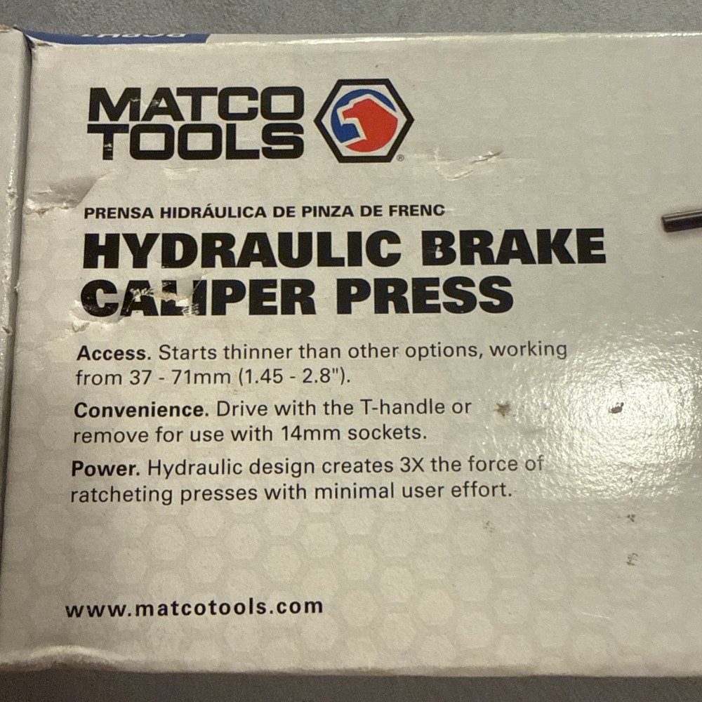 Matco Tools Hydraulic Brake Caliper Press - BCPH1