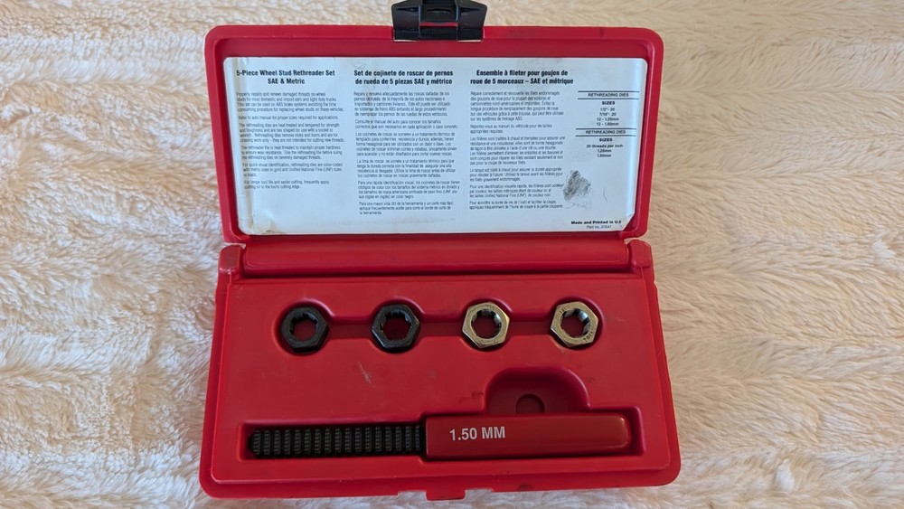 Matco Tools 5pc Rethreading Kit SRS25