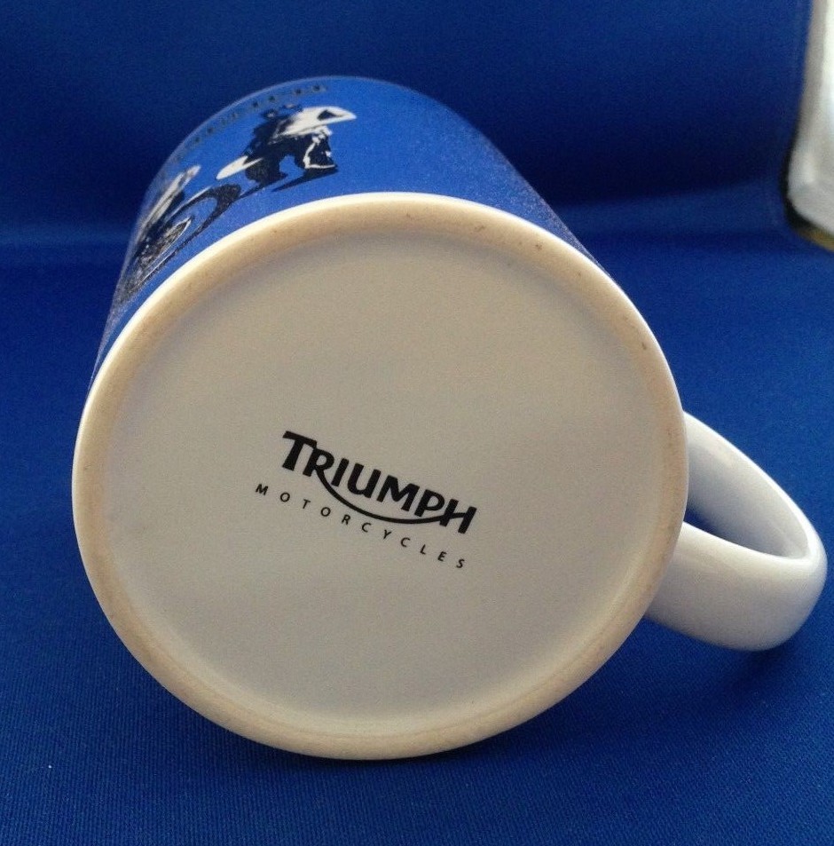 GENUINE TRIUMPH TEE PRINT MUG BLUE - MMUS14234