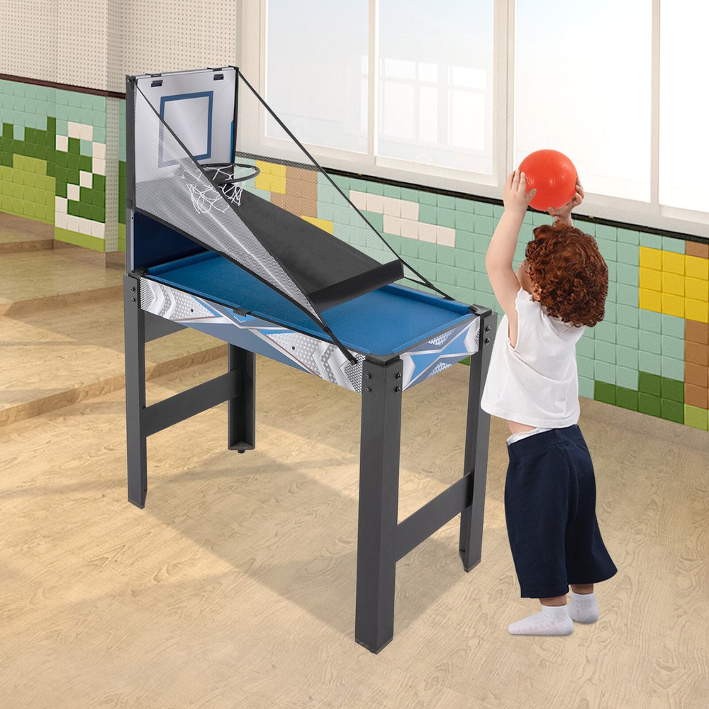 5-In-1 Rectangular Multi Game Table Combo Game Table Game Desk Floor Standing
