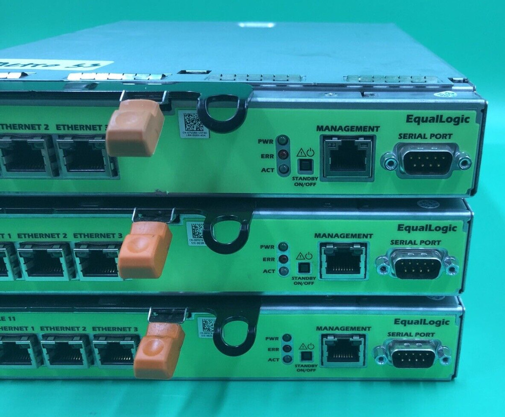 Dell HRT01 EqualLogic Type 11 Controller Module E09M (Lot of 3)