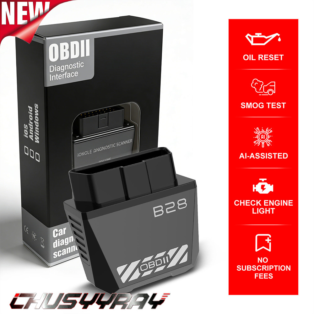 OBD2 Code Reader 25 Languages 5V-28V Wide Voltage Car Fault Scanner