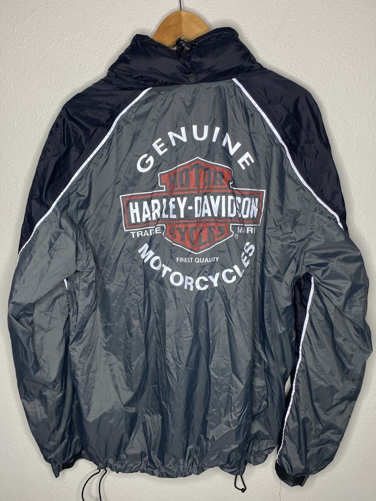 Harley Davidson Roadway Rain Suit Packable Size Medium Waterproof 3M