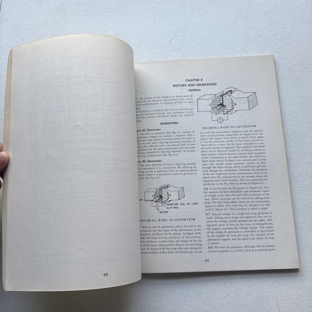 1960 Basic Electricity Info Workbook Ordnance Guided Missile School M5844