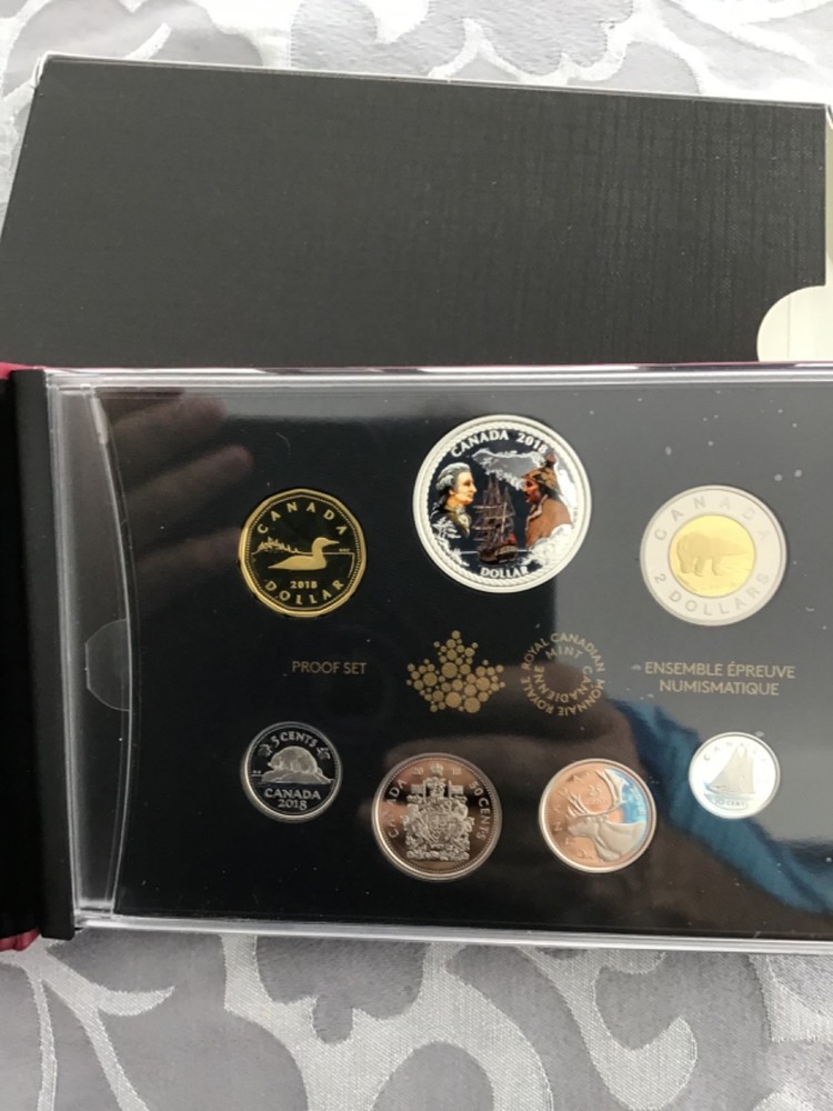 2018 Canada Special Edition Colored Silver Dollar Proof Set #coinsofcanada