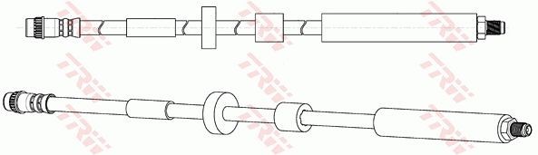 Brake Hose TRW PHB696