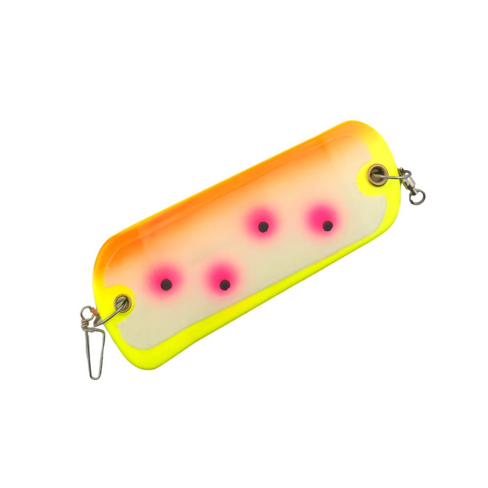 Custom Airbrushed 5.5" Flasher - Salmon / Trout / Trolling - Solar Melt