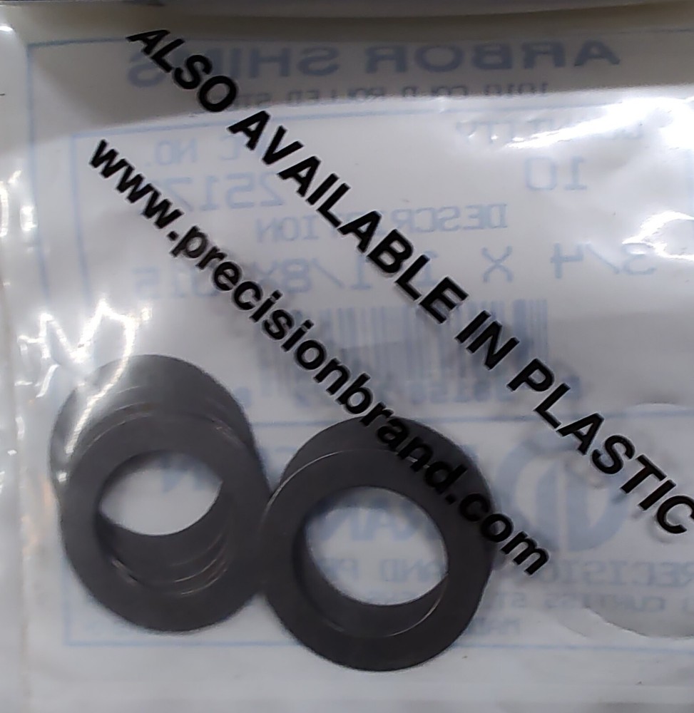 PRECISION BRAND ARBOR SHIMS 3/4 X 1-1/8 X .015