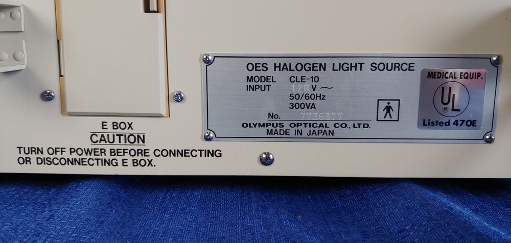 Olympus CLE-10 OES Halogen Light Source