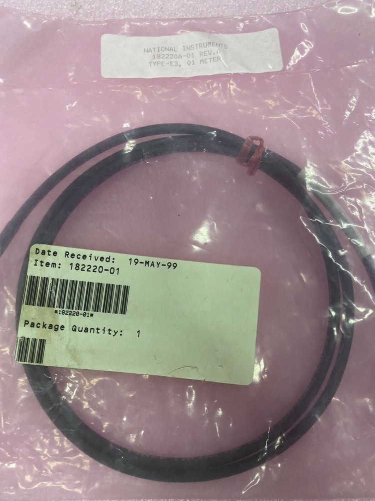 NATIONAL INSTRUMENTS 182220-01 REV A TYPE -E3 CABLE