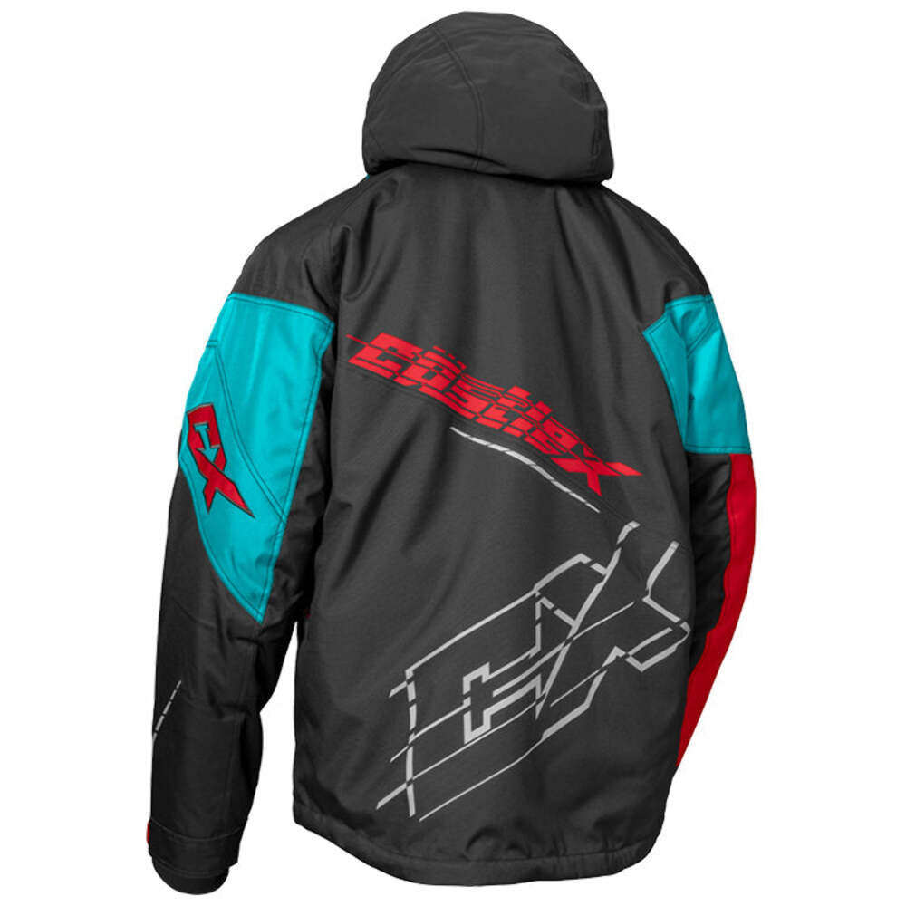 Castle X Code G3 Snowmobile Jacket - Turquoise/Red