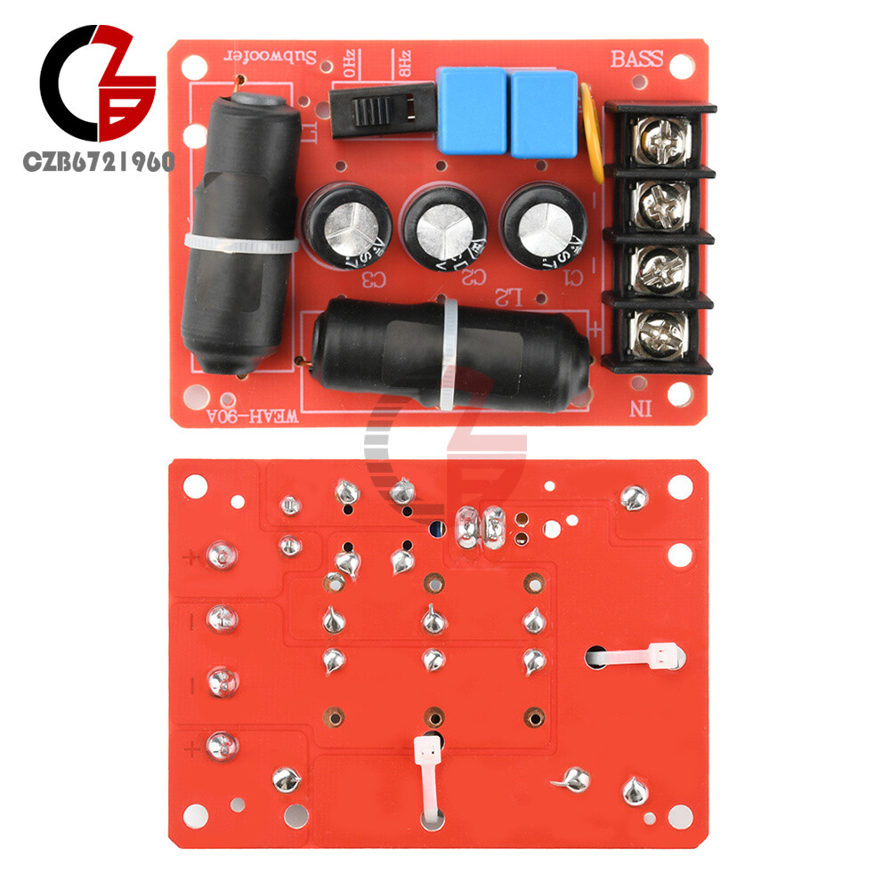 200W High Power Speaker Frequency Divider Subwoofer 2 Way Audio Crossover DIY