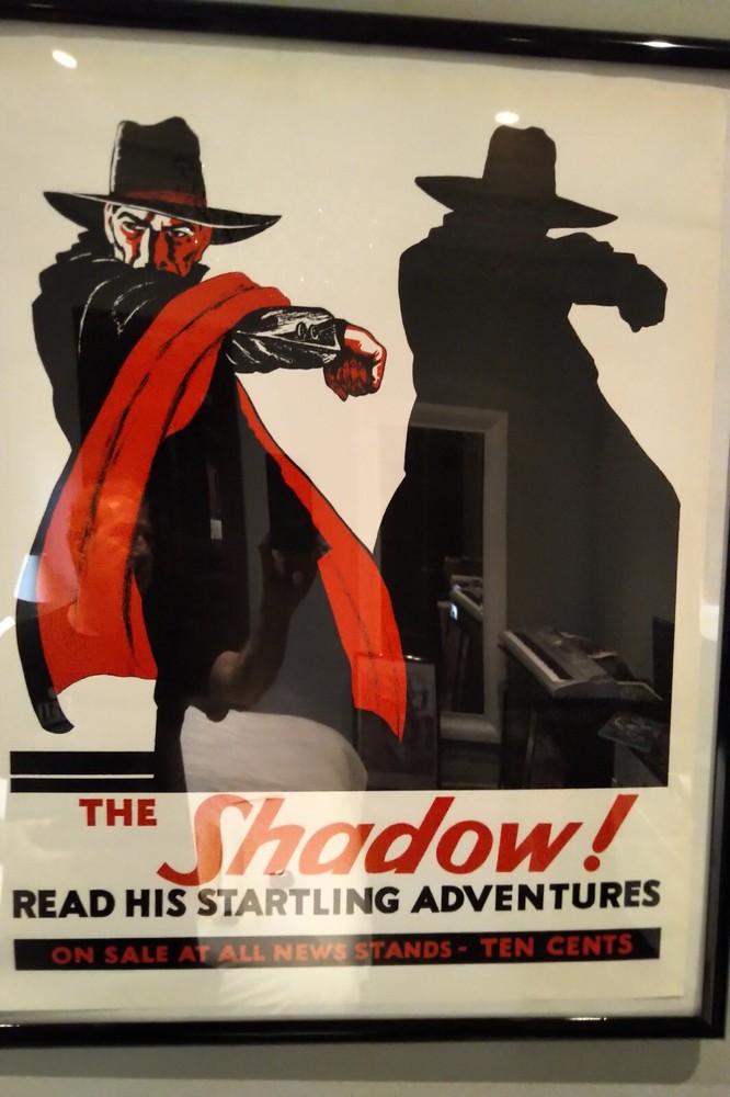 The Shadow! Read His Startling Adventures Poster Framed