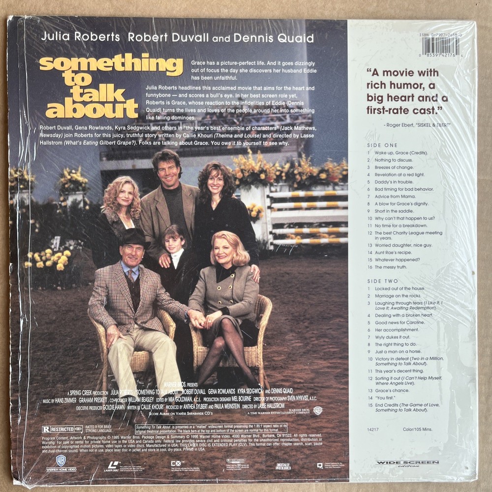 Something to Talk About (Laserdisc, 1996)