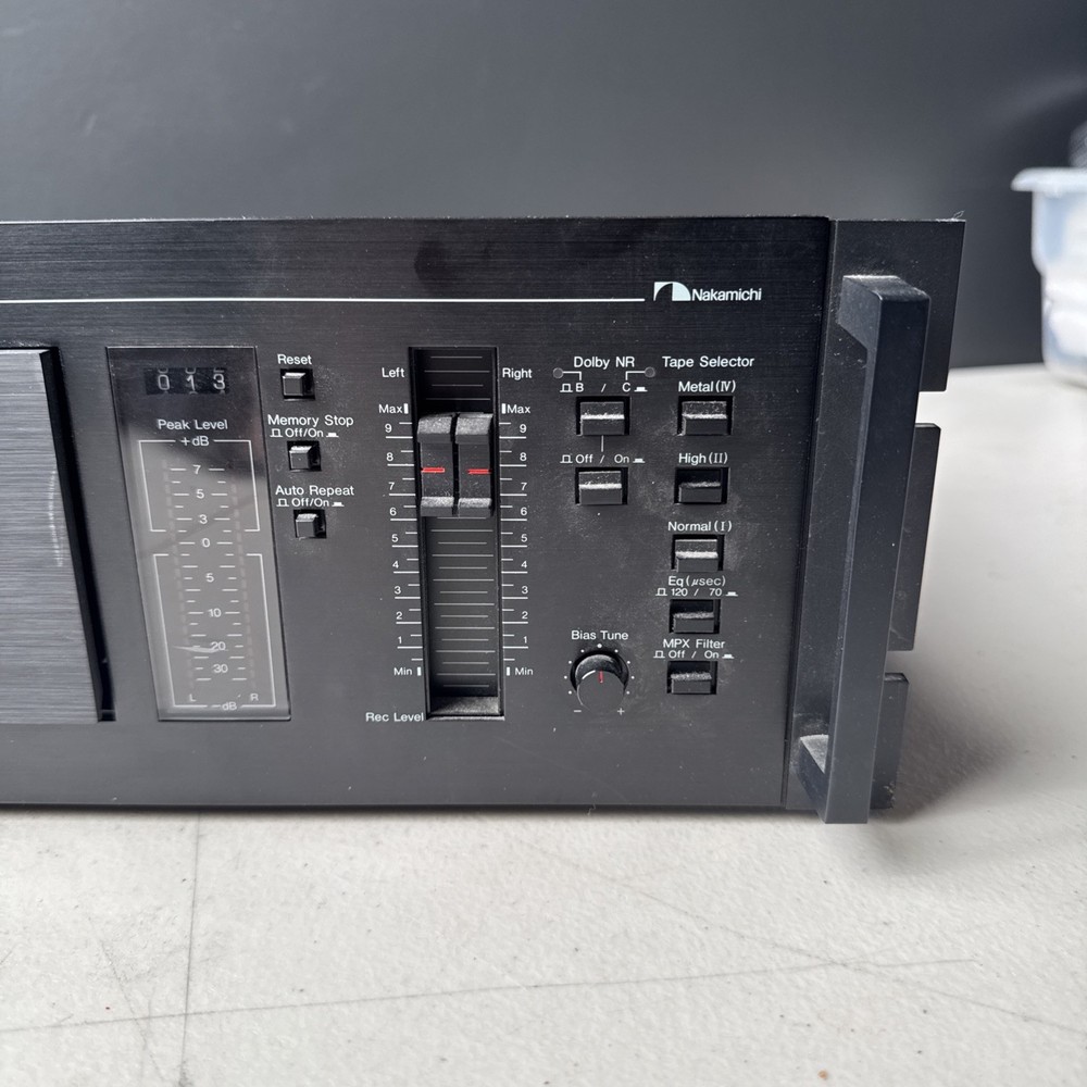 Nakamichi MR-2 Two Head Professional Cassette Deck Partially Working