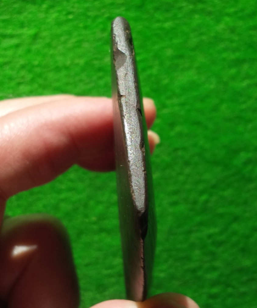 4-3/8" DRILLED SLATE PENDANT KENTUCKY ARROWHEAD AUTHENTIC INDIAN ARTIFACT GORGET