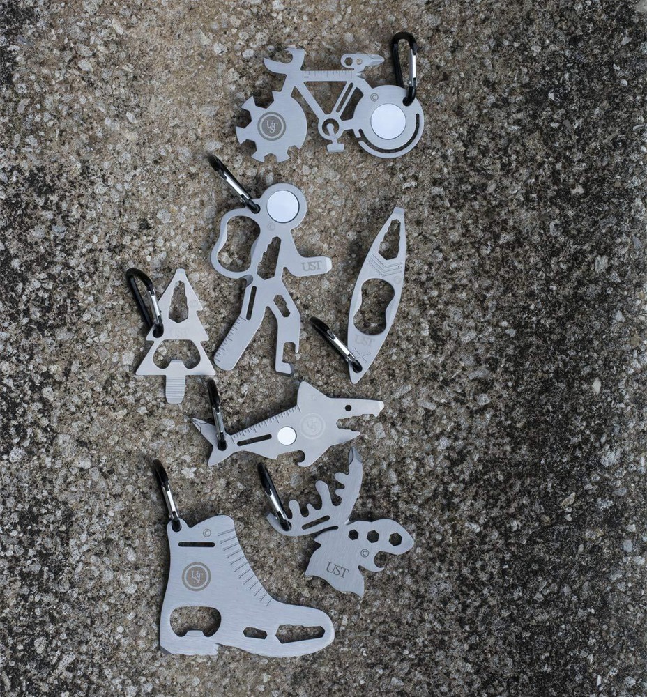 UST Stainless Steel Tool A Long Multi-Tool, Standing Moose