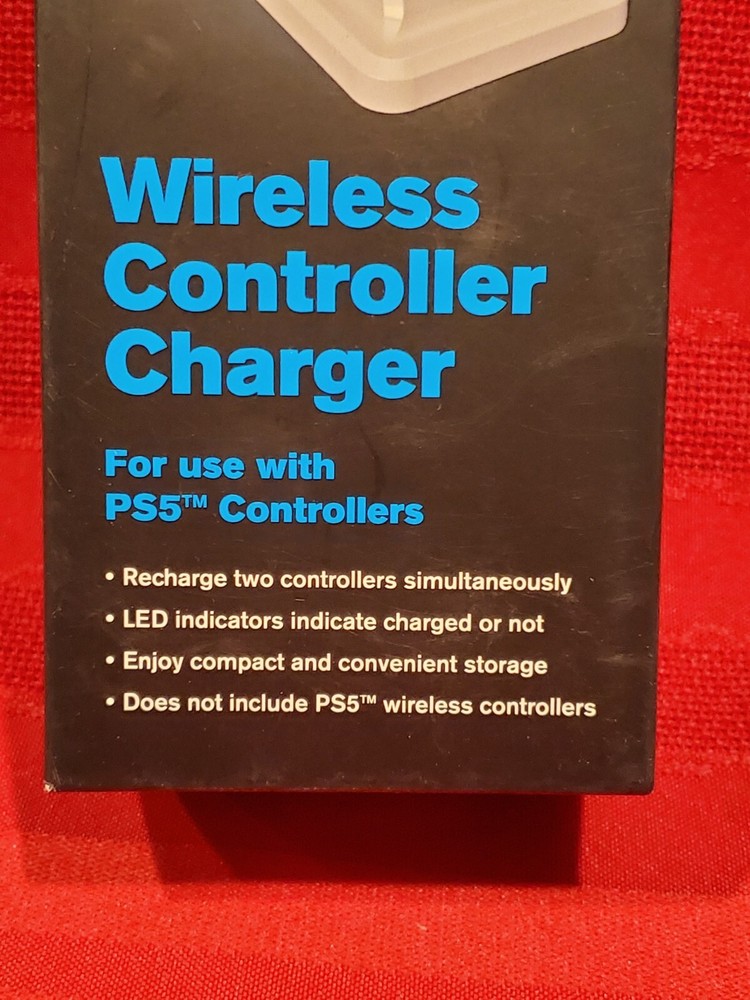 PS5 Controller Charger, DualSense PlayStation 5 Controller Charging Station Dock