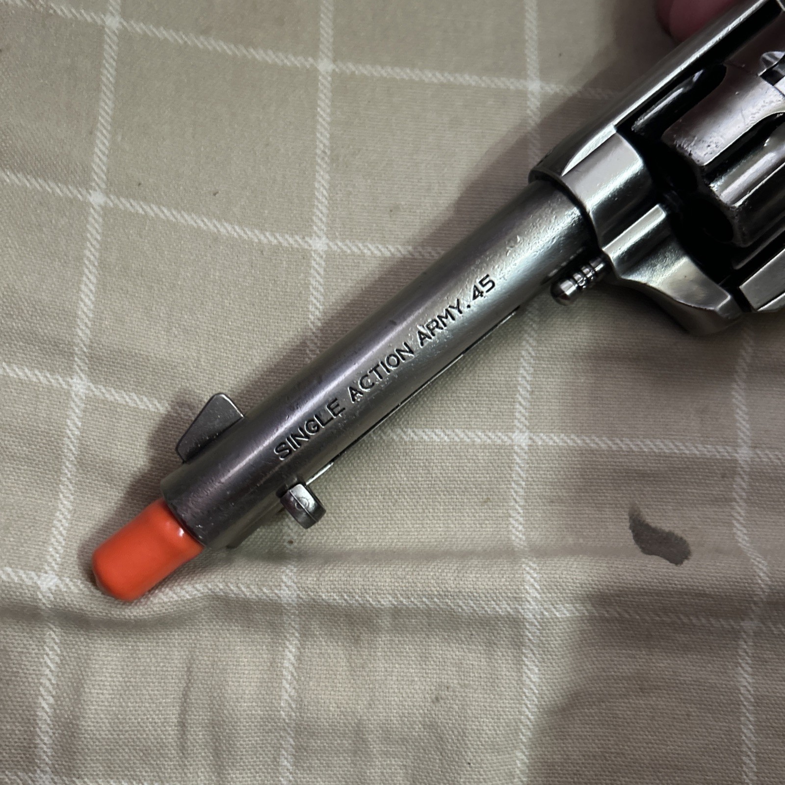 vintage COLT SINGLE ACTION ARMY .45 REVOLVER REALISTIC MOVIE PROP gun replica