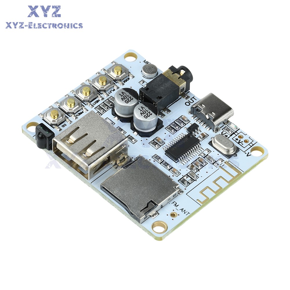 Bluetooth 5.4 Audio Receiver Board MP3 Lossless Decoder Decoding Module Type-C