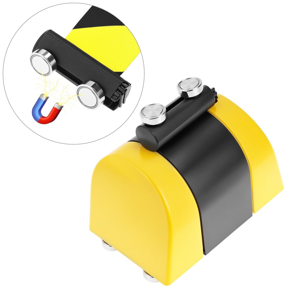 Magnetic Wall Mount Retractable Belt Barrier - Crowd Control and Safety Solution
