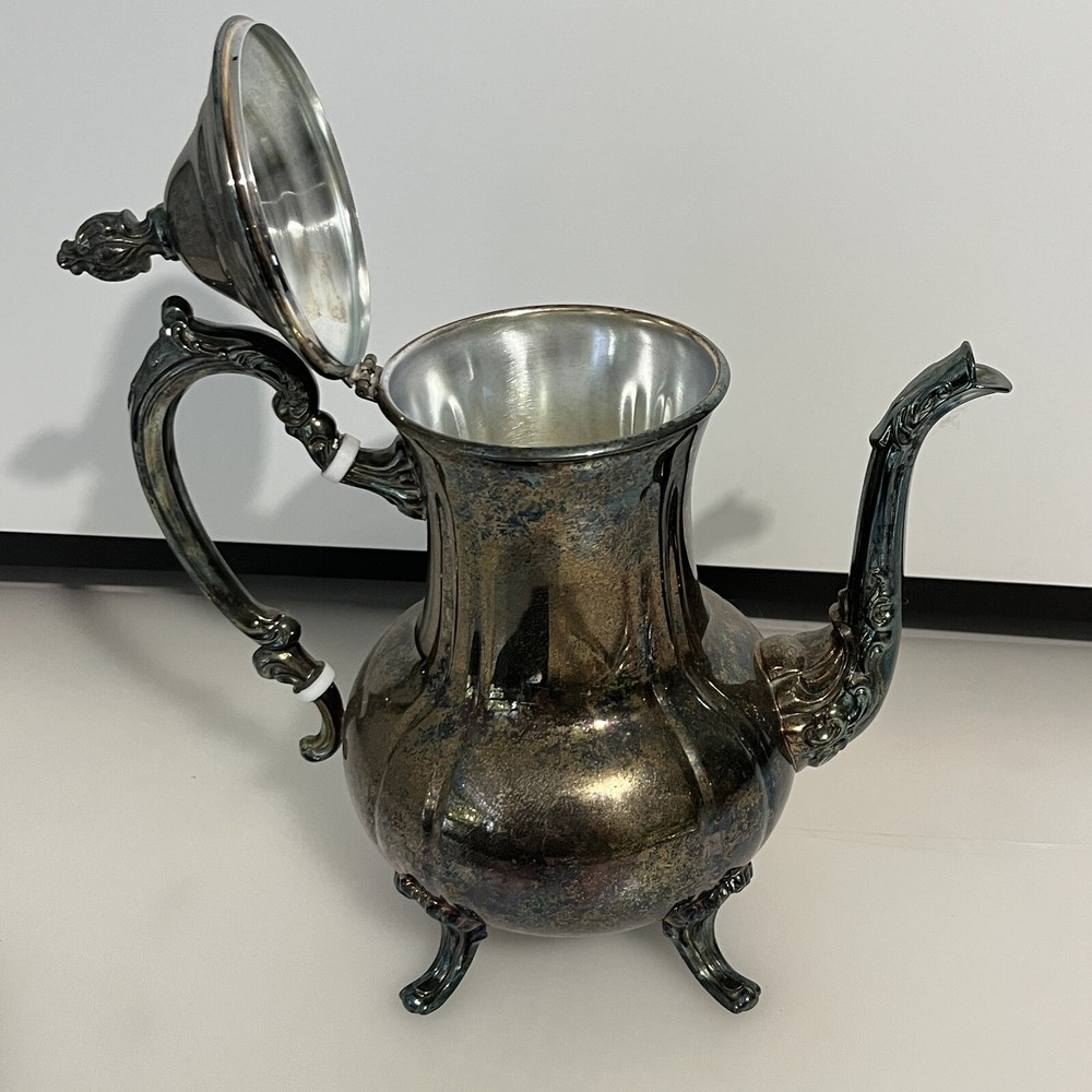 towle silverplated Tea Pot Single 11" tall silver