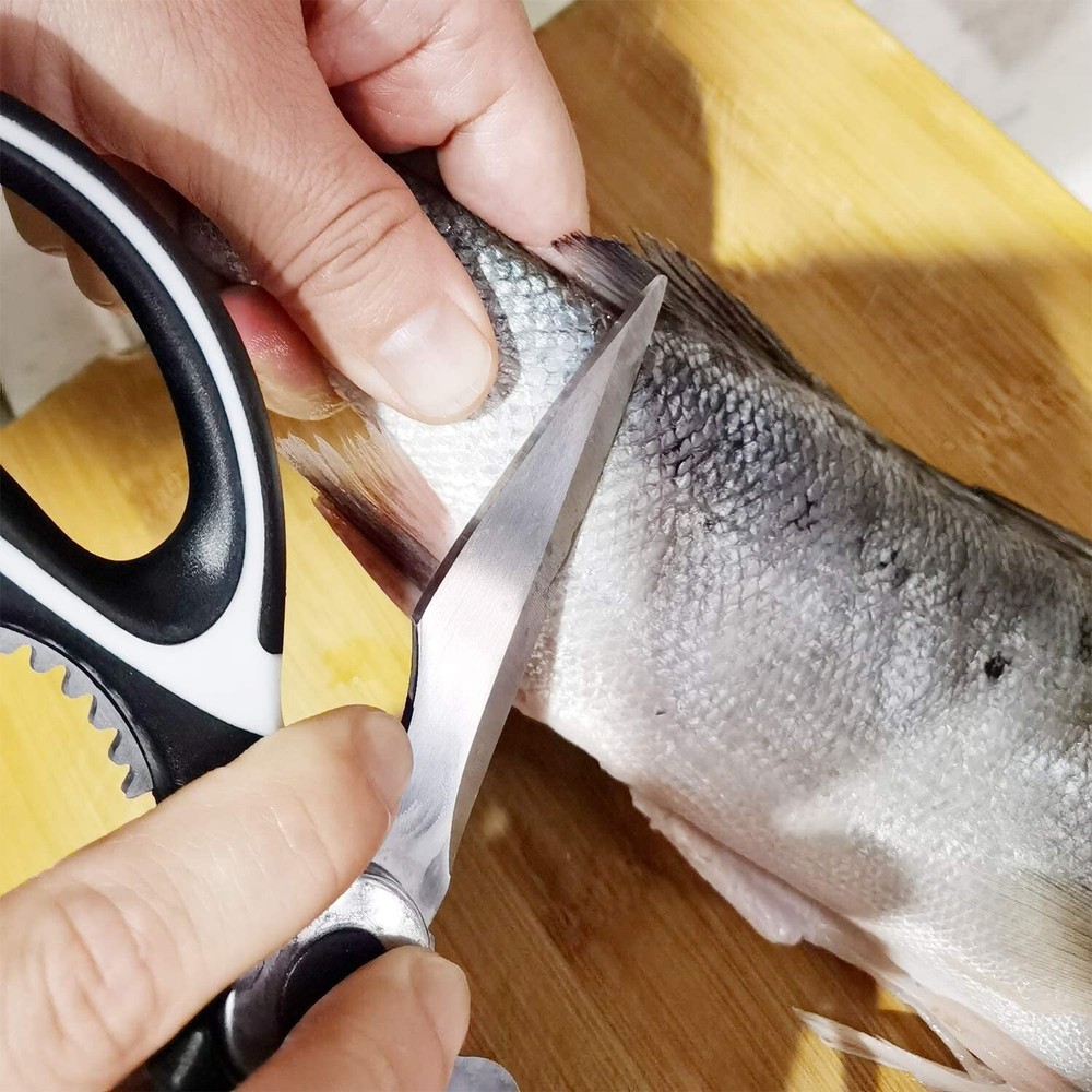 Ultra Sharp Stainless Steel Multi-function Kitchen Scissors Heavy Duty Shears