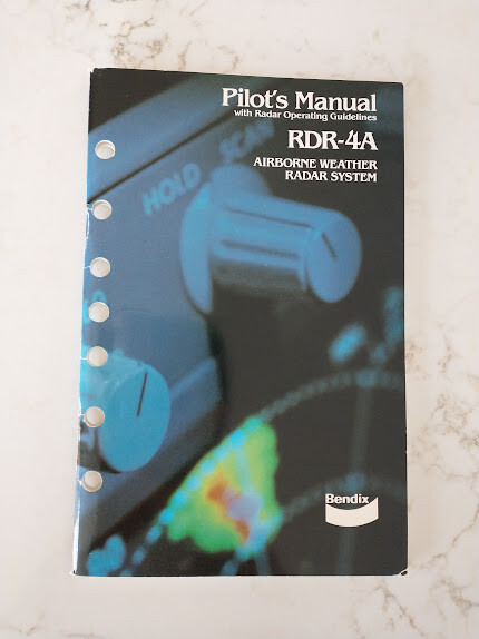 Bendix Pilot's Manual RDR-4A with Radar Operating Guidelines