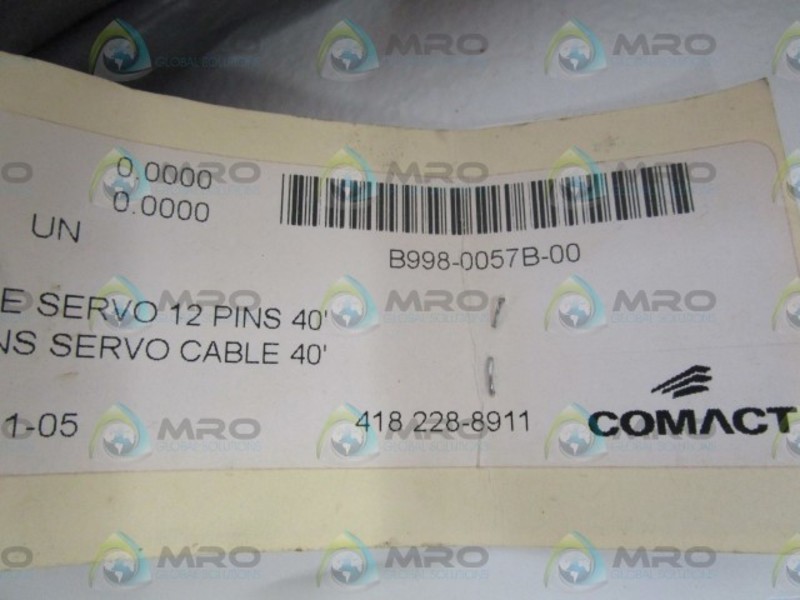 COMACT SERVO CABLE B998-0057B-00 NSNP