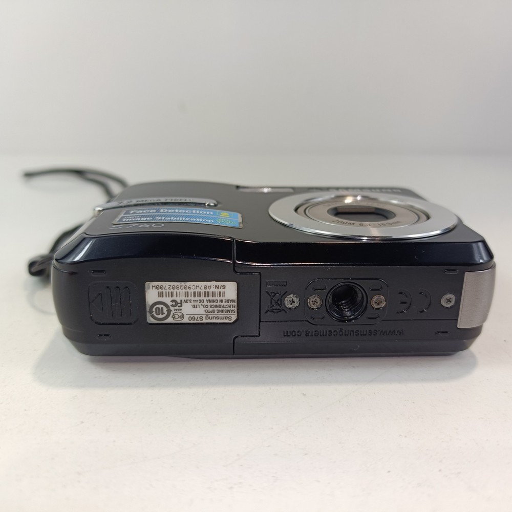 Samsung Digimax S760 7.2MP Compact Digital Camera Black Tested