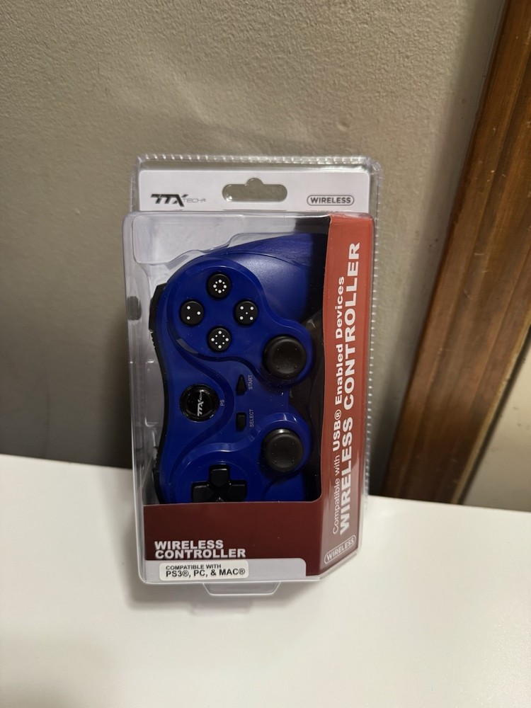 TTX Tech PS3 Wireless Controller Blue