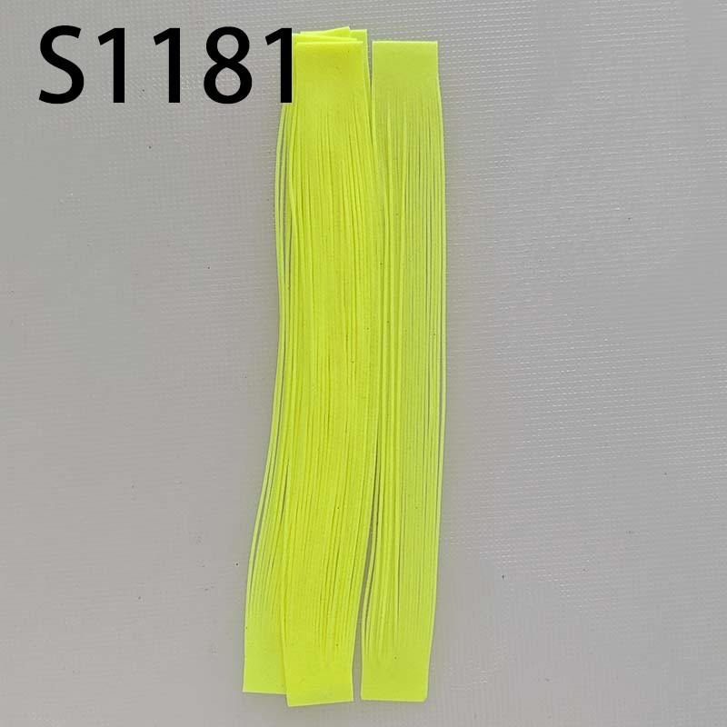 Std1159-1192 Silicone Skirt Tab Replacement Material Jig Lure Skirts 100ct