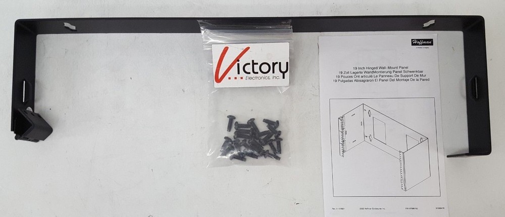 Brand New Hoffman 19" Hinged Panel 1RU - (E19HPM1U) Wall Mount