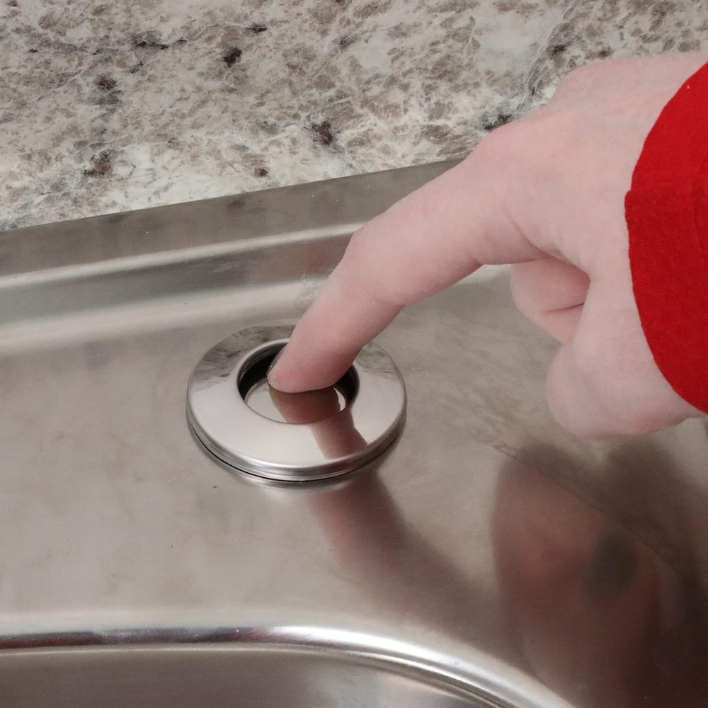 Danco 10685 Sink Top Mount Air Switch for Garbage Disposal Chrome