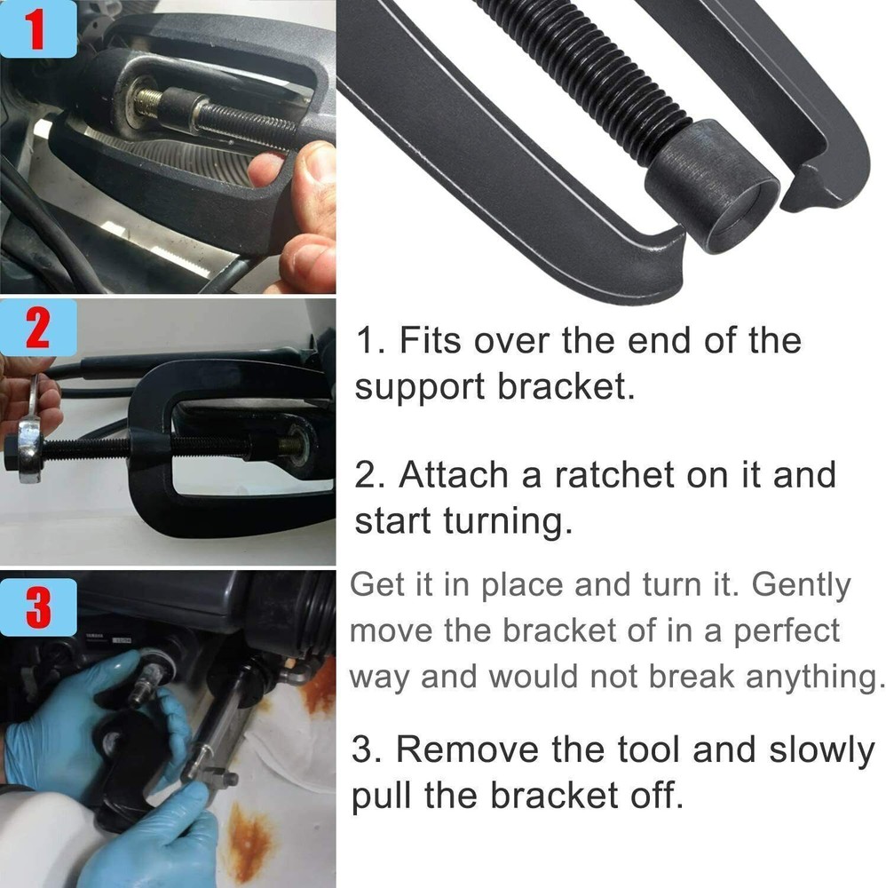 For Seastar Hydraulic Steering Cylinder Seal HS5157 + Bracket Puller + Bleed Kit