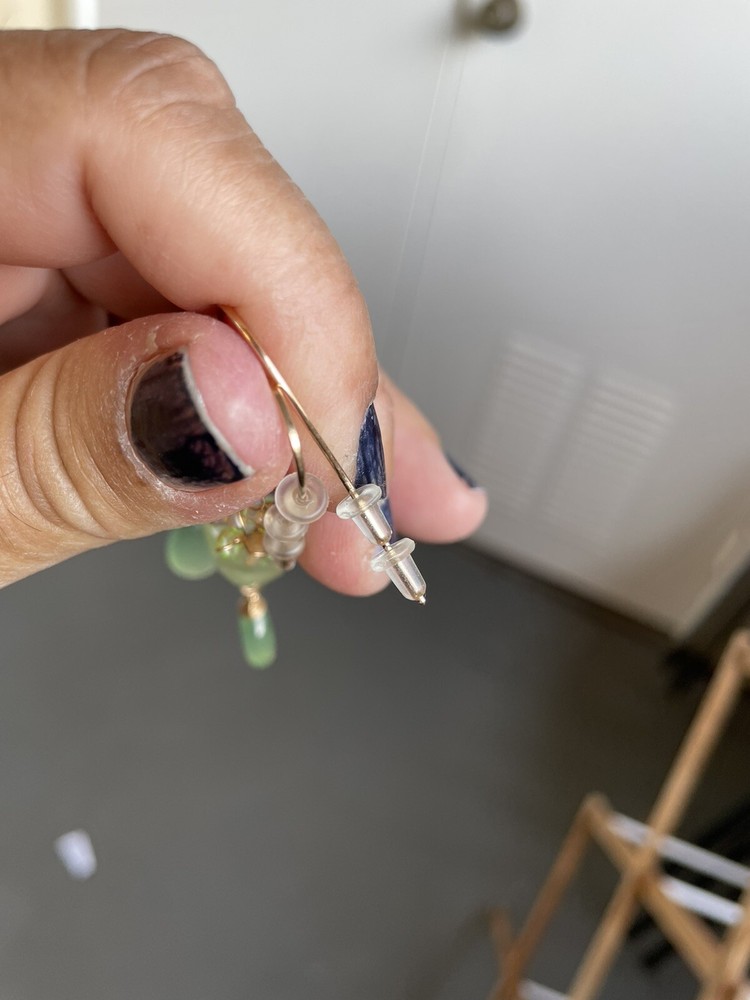 Prehnite Opal Earrings Artisan