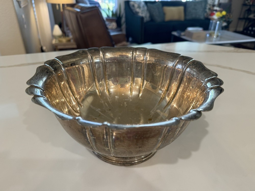 Pilgrim Silver Plated Serving Bowl