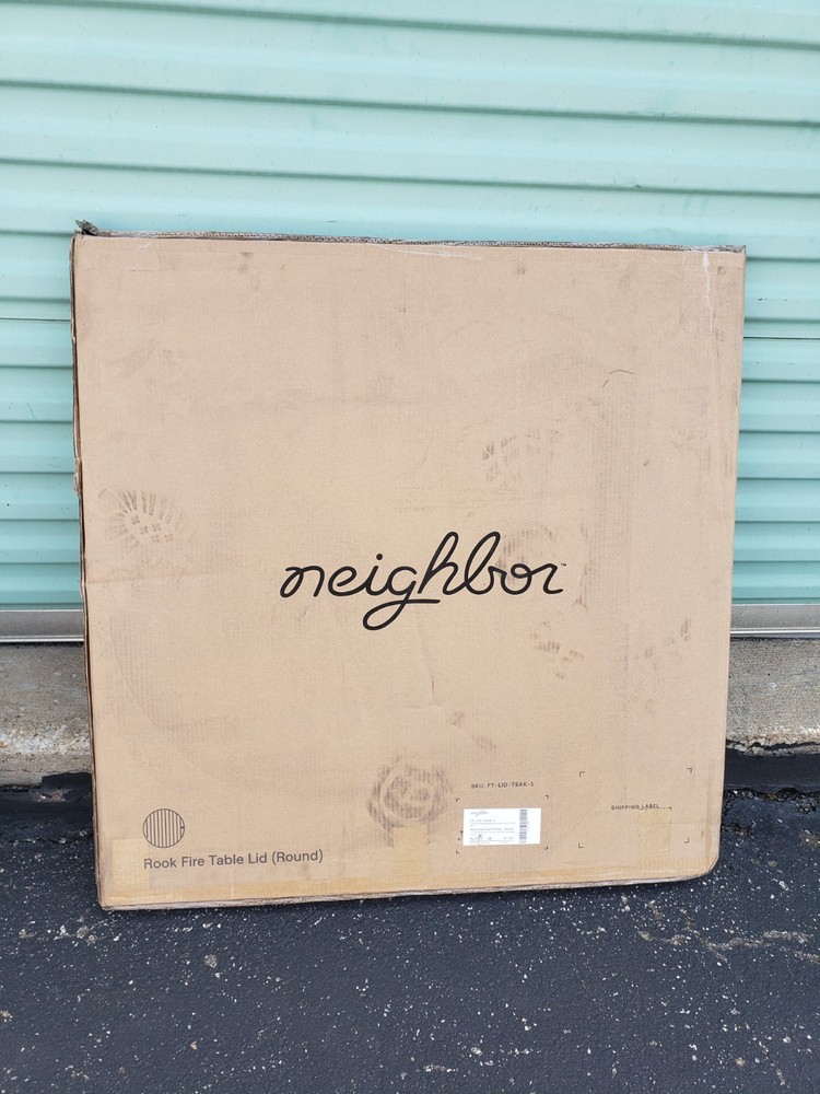 Rook, Teak Fire Pit Cover - Round
