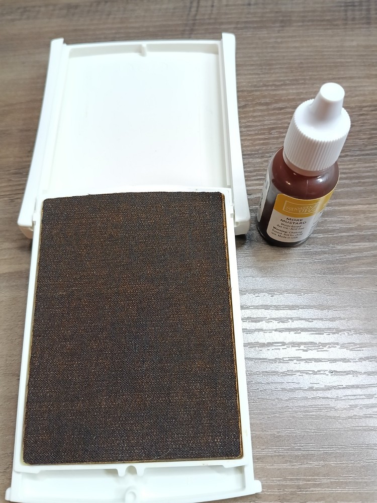 Stampin Up Classic Ink Refill & Pad ~ More Mustard