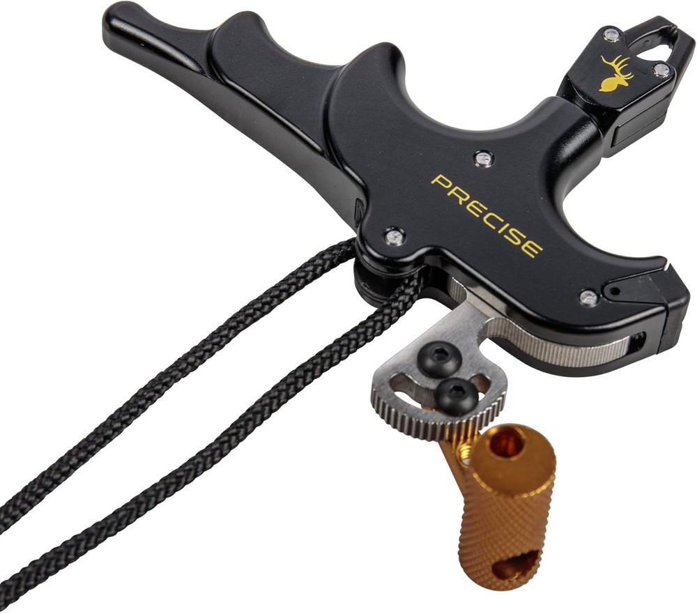 Precise Bow Release, 4-Finger T Handle Release, Includes Sling Wrist Strap, Torq