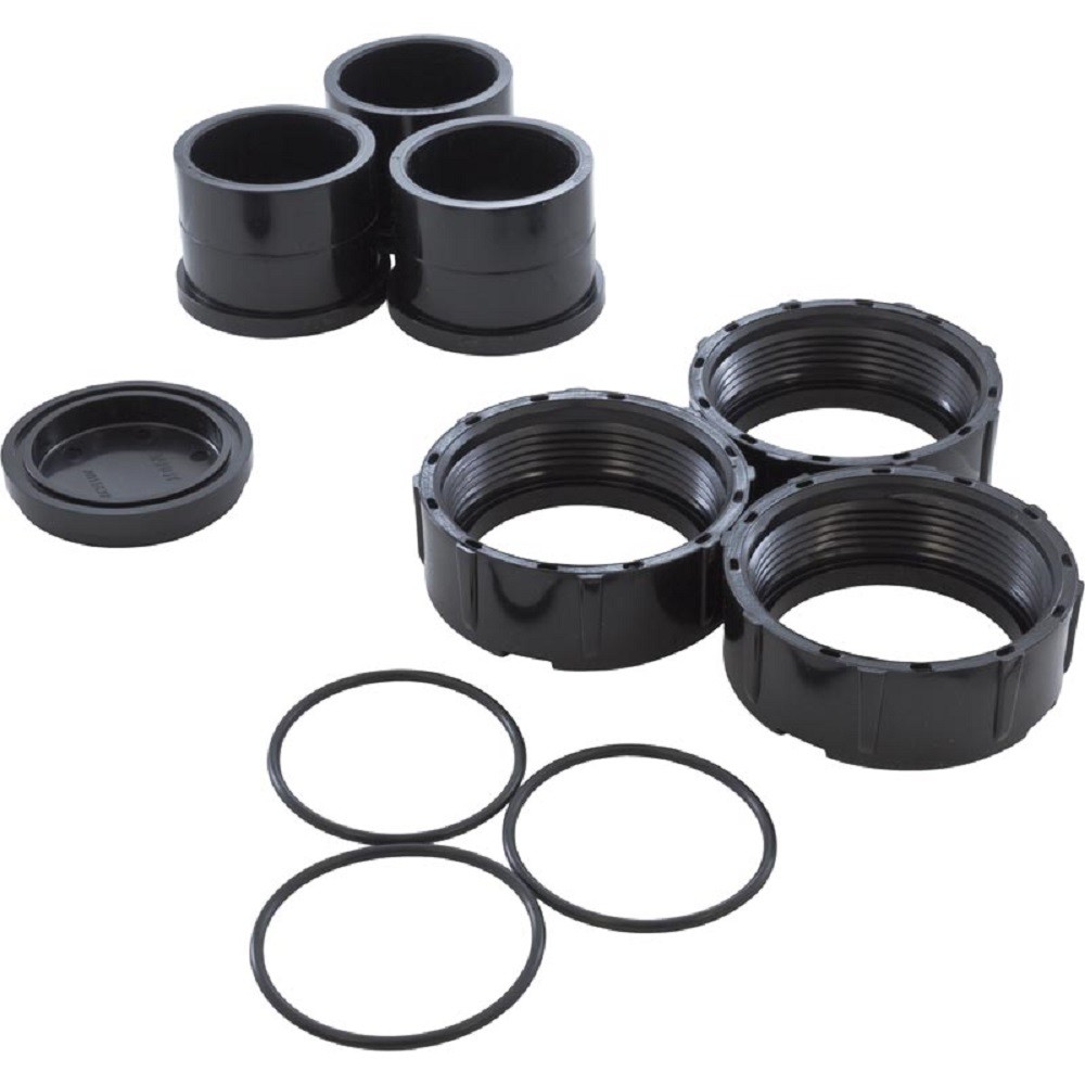 Jandy R0461800 Universal Half-Union and Drain Plug Cap Replacement Kit