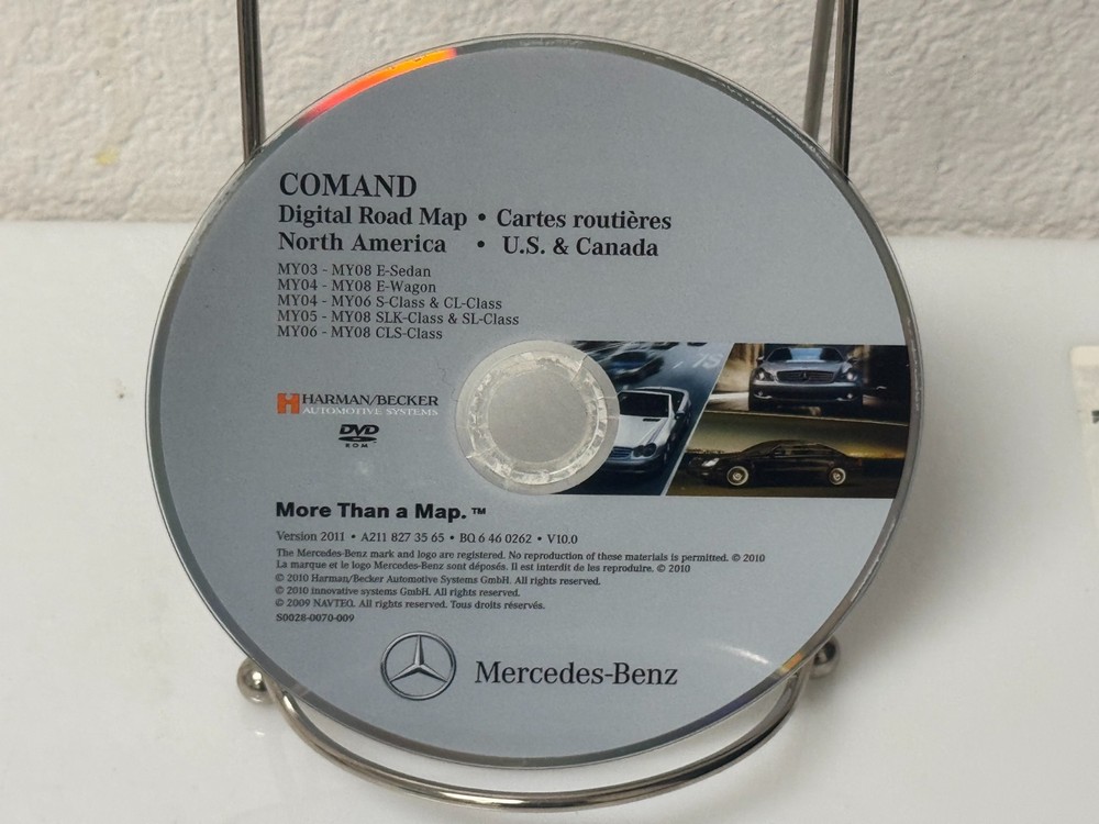 Mercedes Navigation Disc for CL CLS E S SL SLK BQ6460262 2011 Updated Version