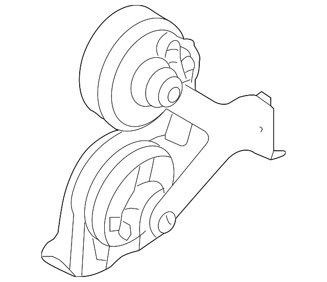Genuine Ford Horn BT4Z13832A