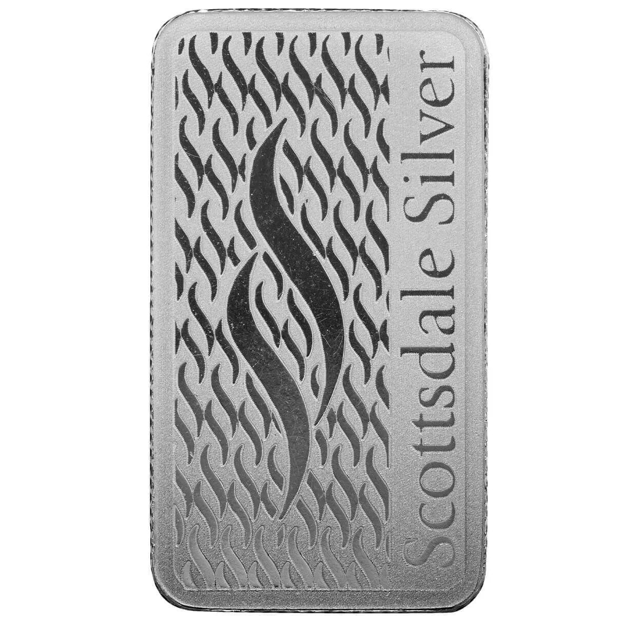 5 gram .999 Fine Silver Bar - Scottsdale Mint - Lion - 5g - IN STOCK!!