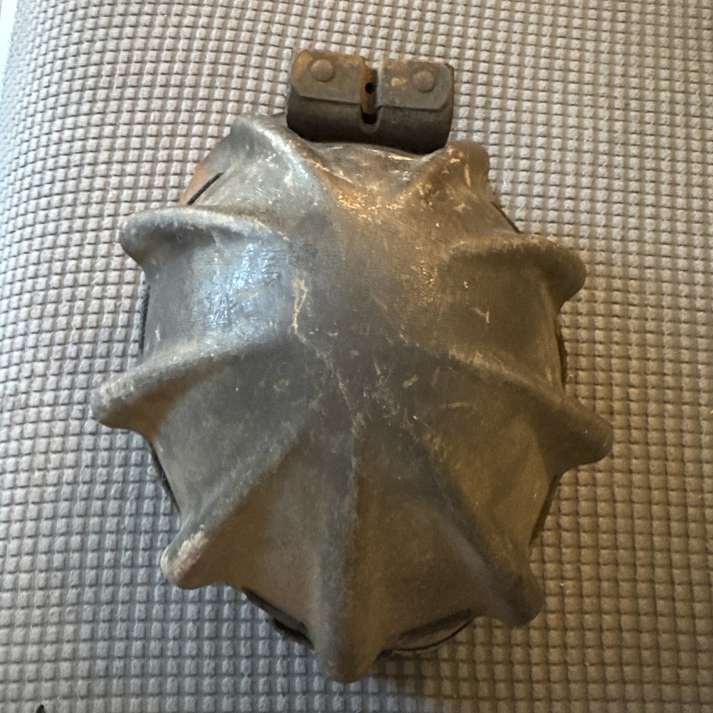 Antique Miner’s Helmet-Turtle Shell Style