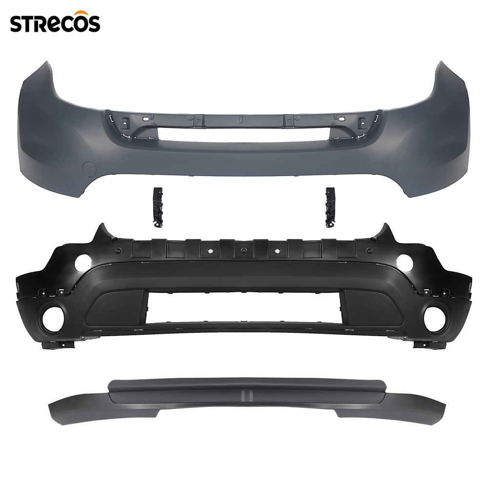 Front Bumper Cover Assembly Complete Kit For Ford Explorer 2011-2015 Primed