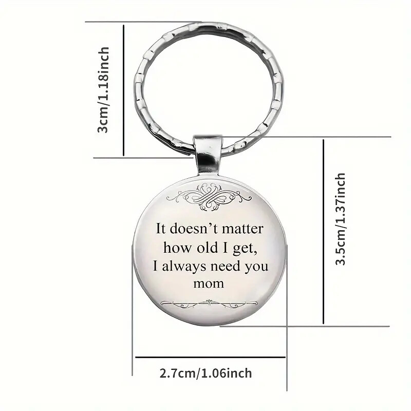 I Need You Mom Keychain