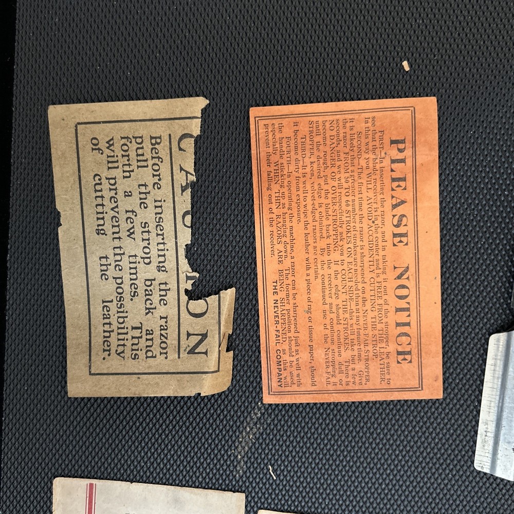 Never-Fail Company Razor Strop