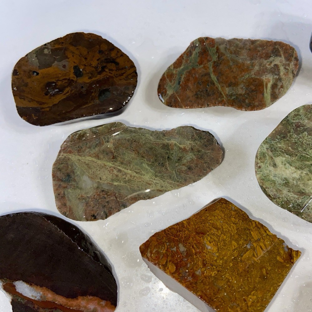 2 Pound 4 Oz Lapidary Rough Lot