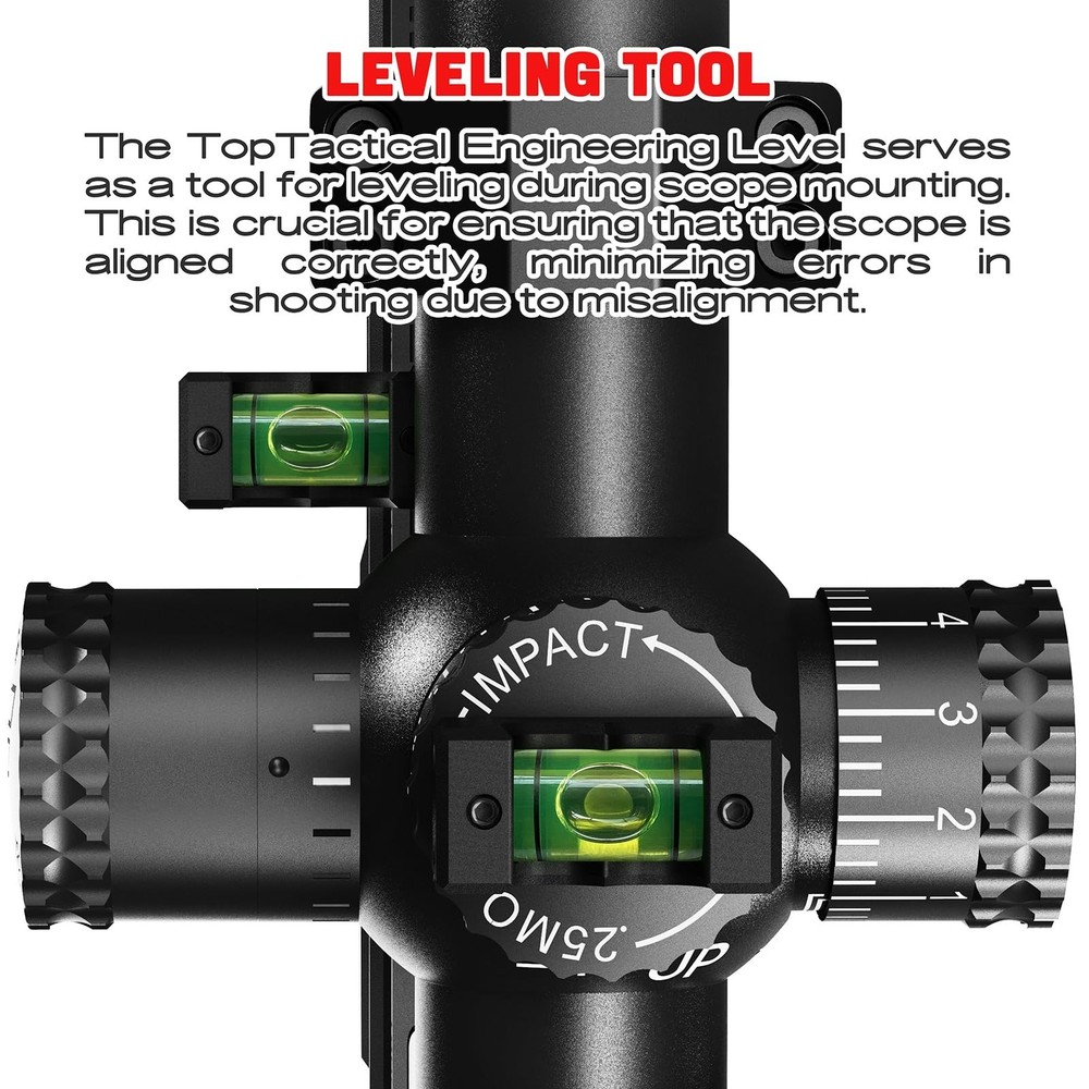 Scope Mounted Engineering Level, Precision Scope Alignment Tool Set for Perfe...